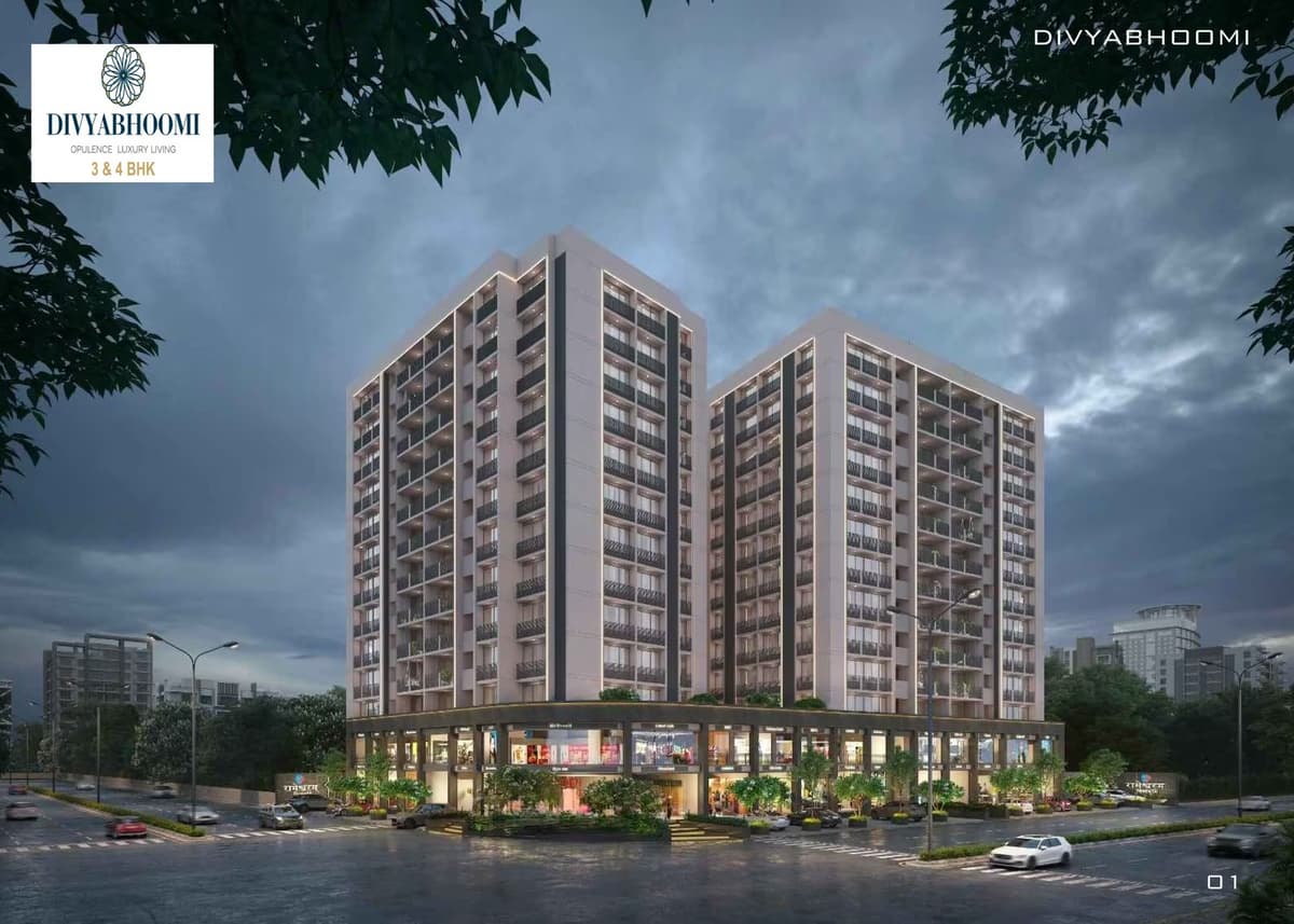 3 & 4 BHK Luxurious Flats For Sale in 2ND VIP Road Vesu, Surat. in 2nd VIP ROAD