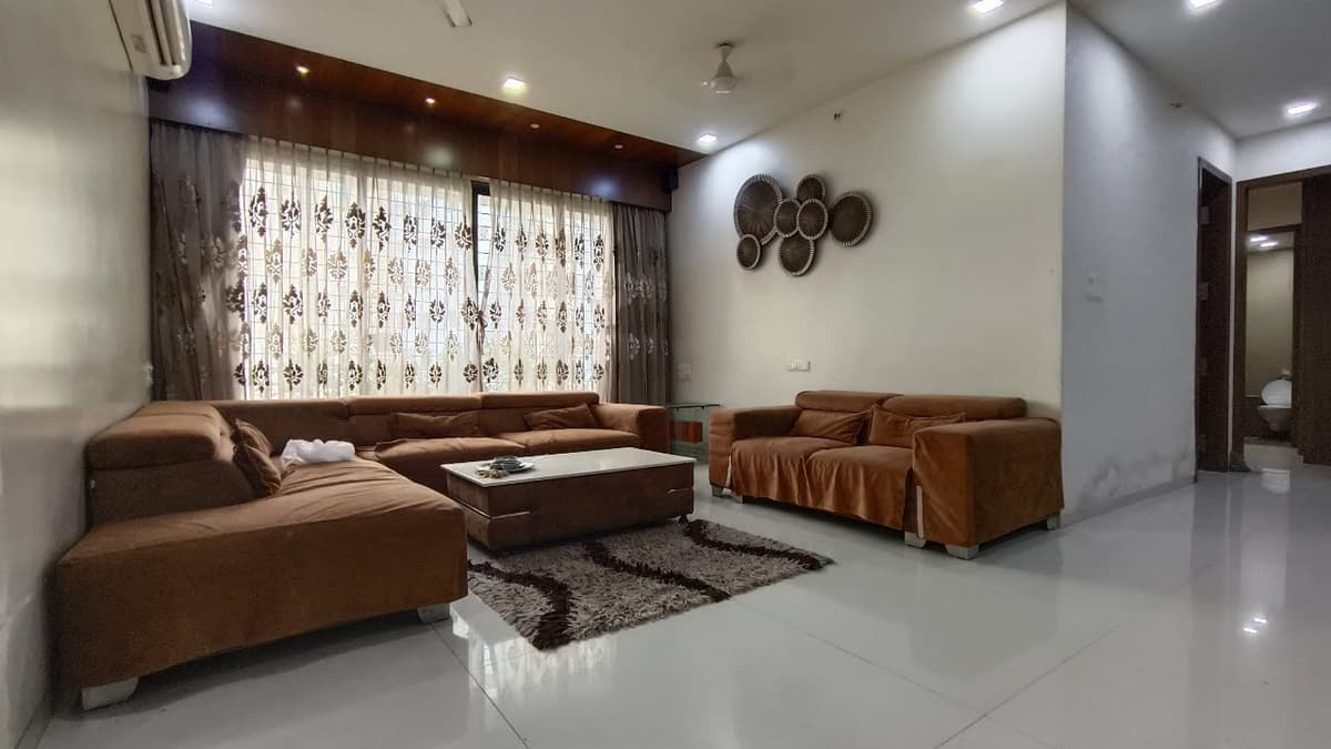 4 BHK Fully Furnished Flat For Sale On VIP Main Road, Vesu, Surat. in Vesu