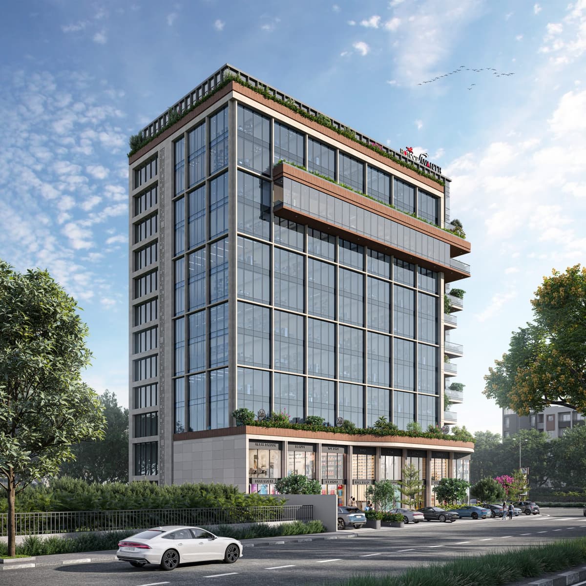 Commercial Office Space for Sale with Open Deck - New Citylight, Suray.