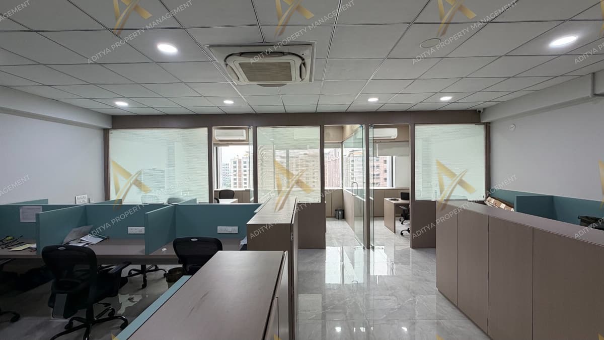 1014 Sq.Ft | Corporate Office For Rent - VIP Road, Surat.