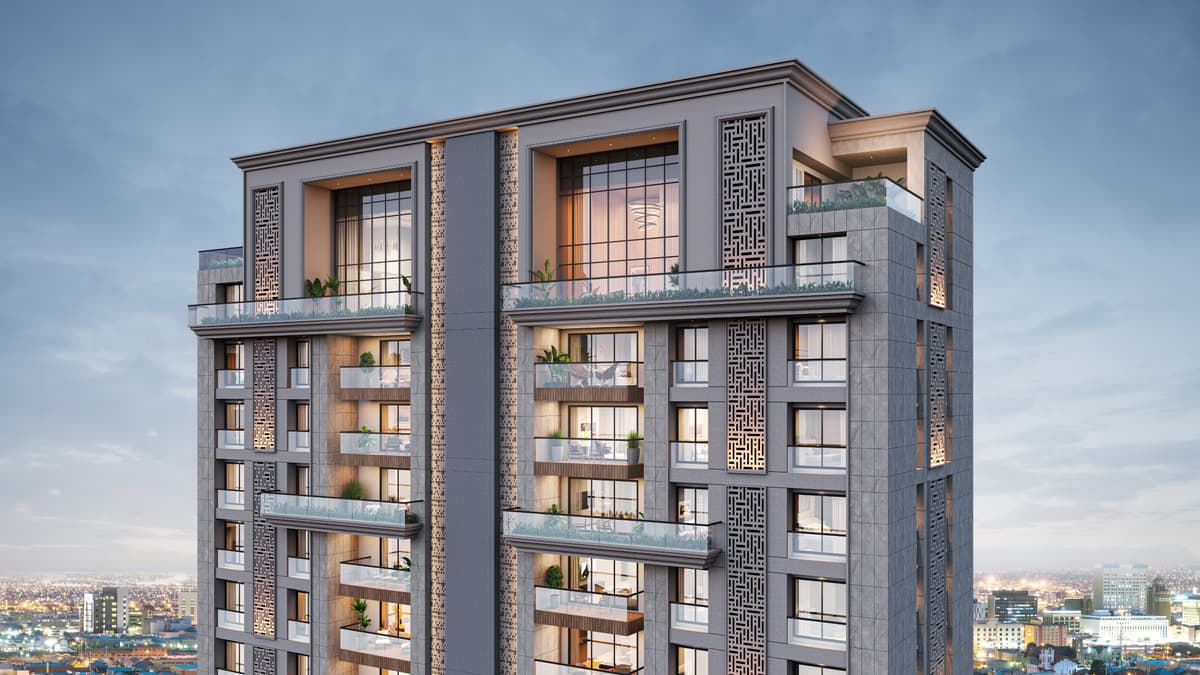 4 BHK Ultra Luxurious Flats - In Pal, Adajan, Surat. in Adajan