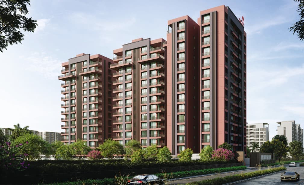 Residential 2 BHK Flat for Sale in Surat | 1293 Sq.Ft in Vesu