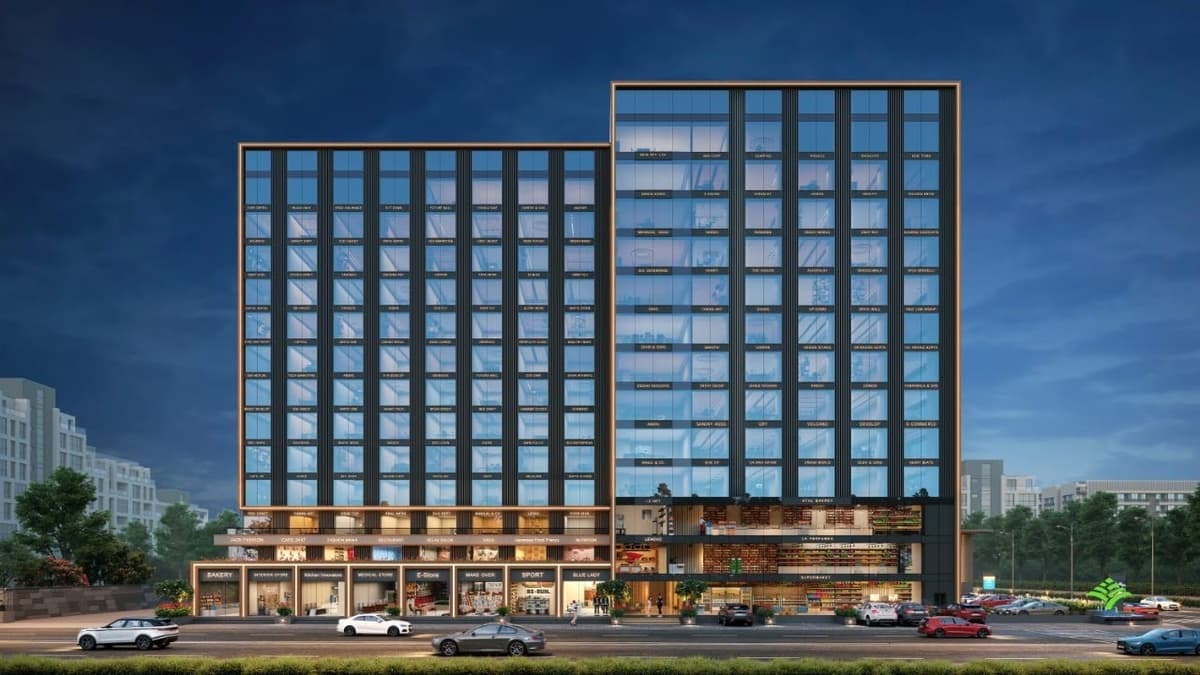 Premium Ground Floor Showroom for Rent on Vesu Main Road, Surat. in Vesu, Surat