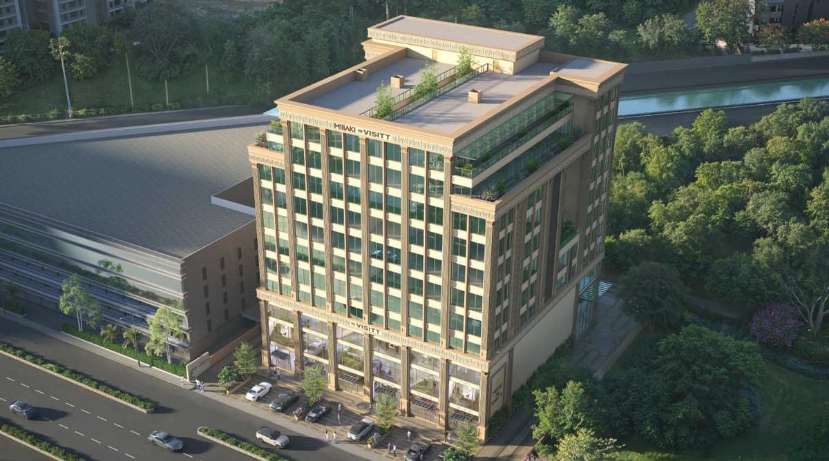 Ground + 1 Floor | Showroom For Sale - VIP Road, Vesu, Surat. in Vesu