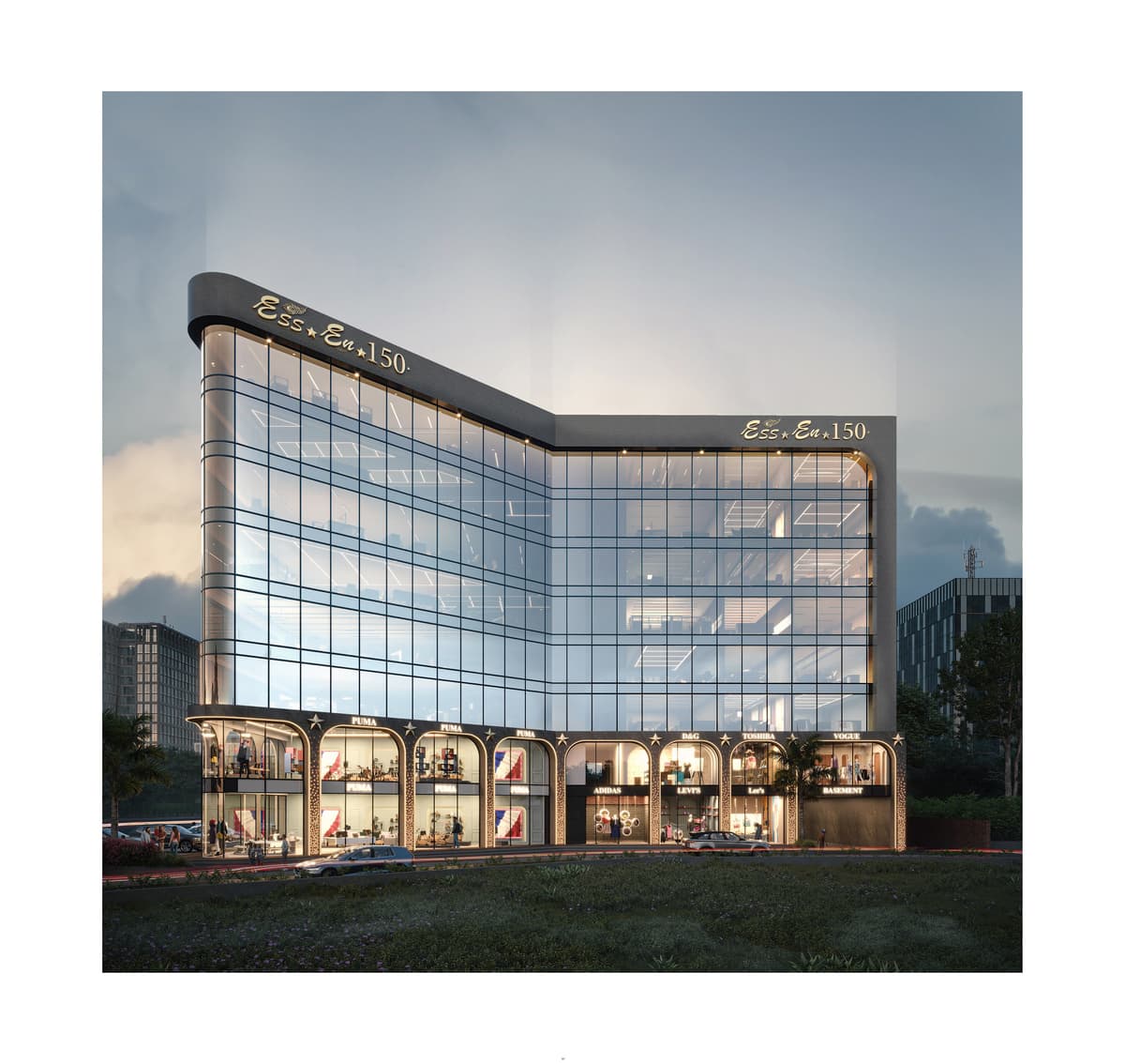 New Launch Premium Commercial Space on Vesu Canal Road. in Vesu