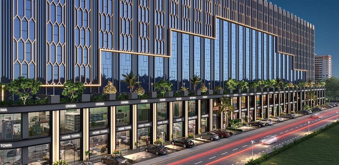 Corporate Deck Office Space For Sale - VIP Main Road, Surat. in Vesu