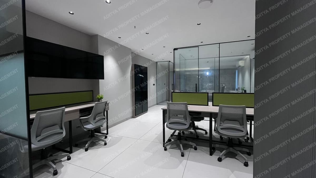 Fully Furnished Corporate Office Space For Rent On Vesu Main Road, Surat in Vesu