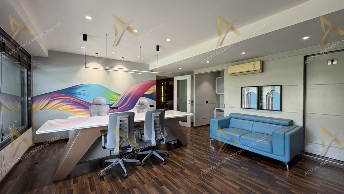 Fully Furnished Office For Rent - Piplod Main Road, Surat.