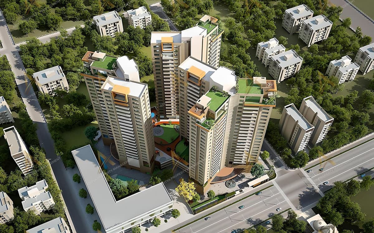 Ultra Luxury 5 BHK Riverfront Residences on Pal Main Road, Surat. in Pal