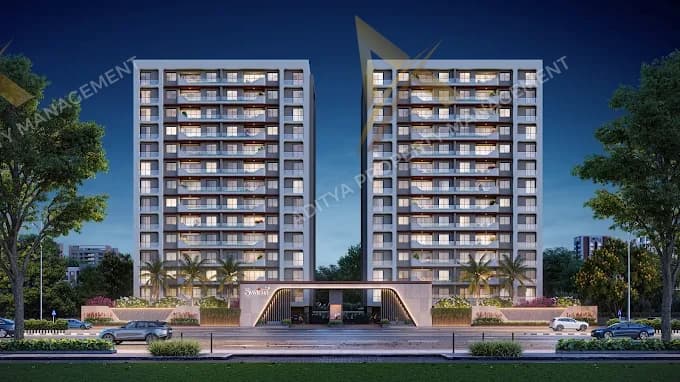 3 BHK Premium Residences for Sale on Vesu Canal Road Surat. in Vesu