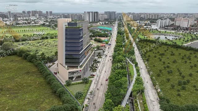 2910 Sq.Ft | Cafe Space For Rent G D Goenka Canal Road, Vesu, Surat. in Vesu