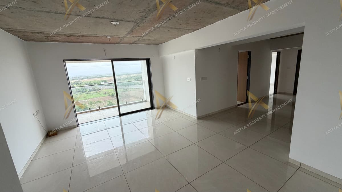 Premium 3 BHK Flat For Sale on Vesu Canal Road, Surat.
