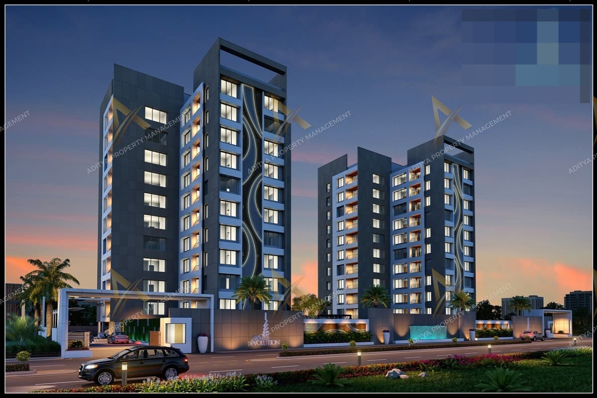 3 BHK Flat For Rent - VIP Road, Vesu, Surat. in Vesu, Surat
