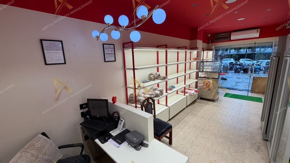 308 Sq.Ft | Ground Floor Shop For Rent - Nr.Vip Road, Vesu. in Vesu