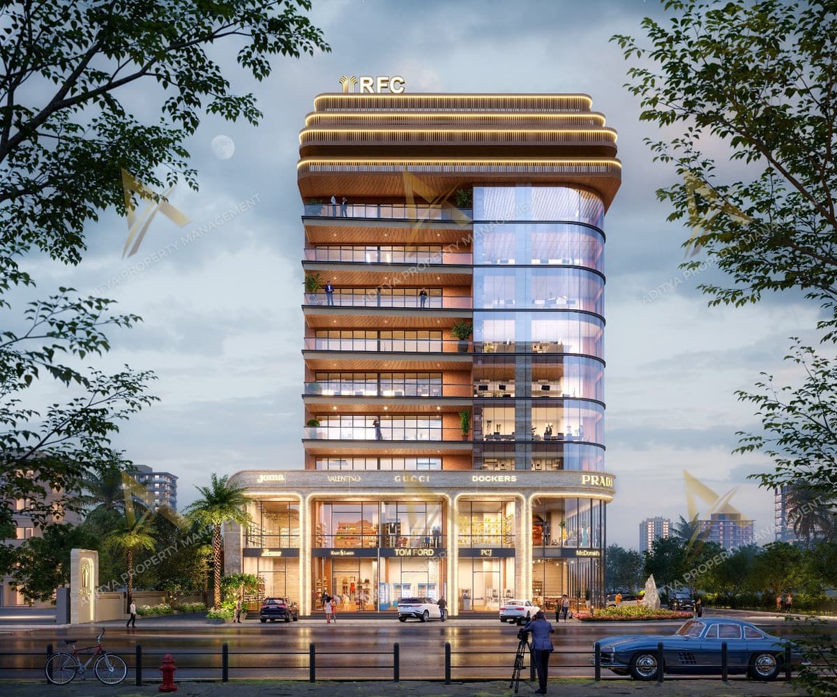 Commercial Office Space For Sale on Vesu Main Road, Surat.