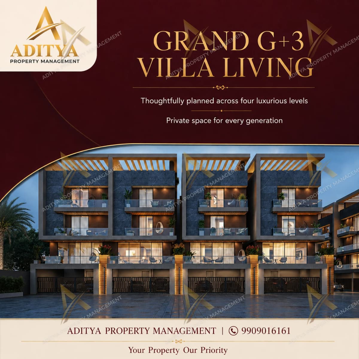 Luxurious 5 BHK Bungalow For Sale on VIP Road, Vesu, Surat.