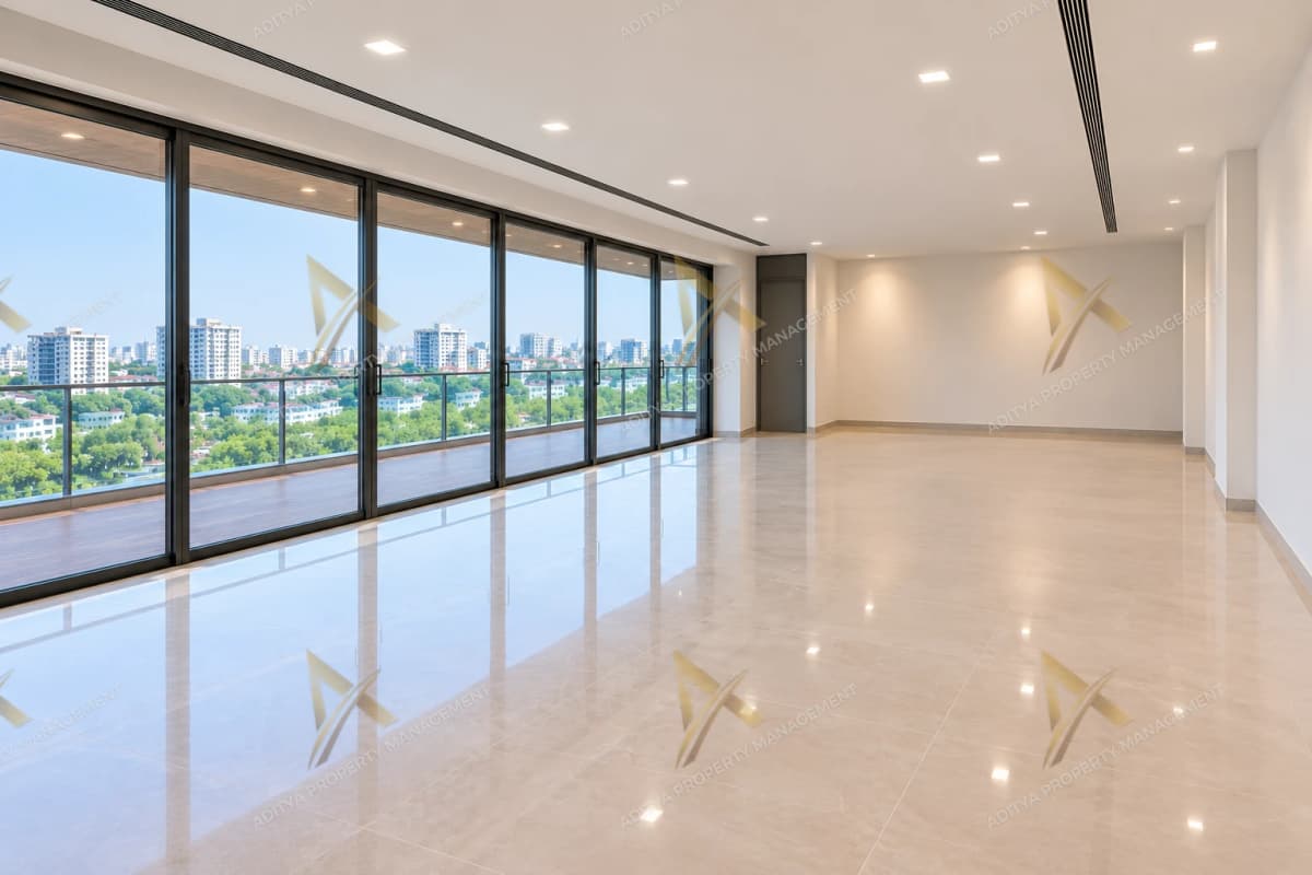 1079 Sq.Ft | Premium Deck Office Space For Sale | On Vesu Main Road. in Vesu, Surat — photo 1 of 6