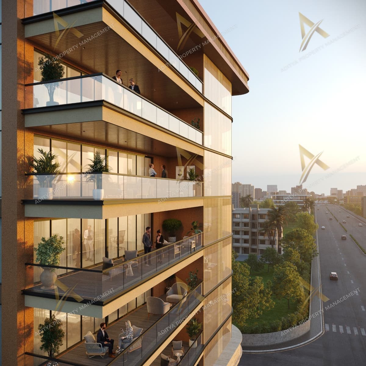 Premium Deck Office Space For Sale | 2158 Sq.Ft | On Vesu Main Road.