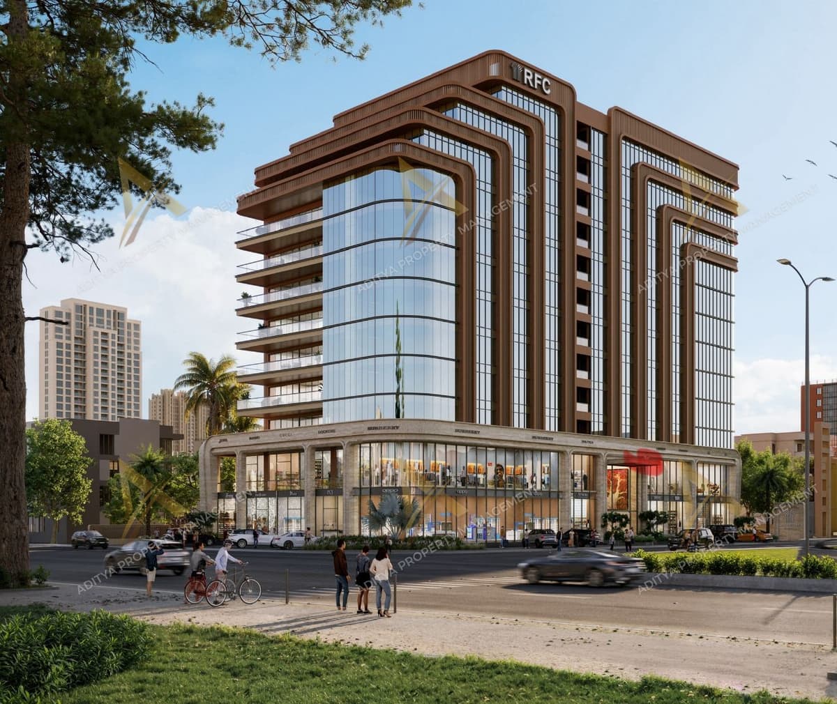 Spacious Office For Sale on Vesu Main Road, Surat.